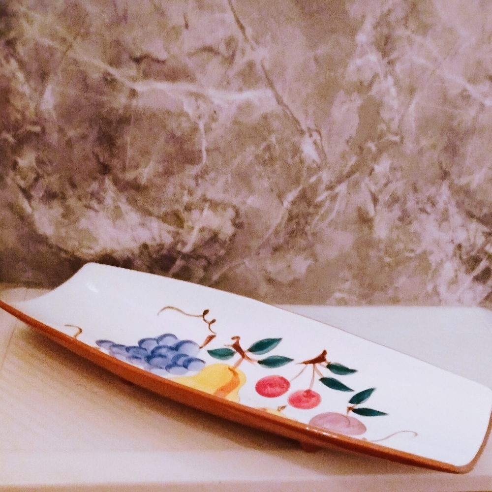 STANGL Pottery bread serving tray